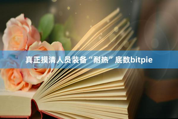 真正摸清人员装备“耐热”底数bitpie