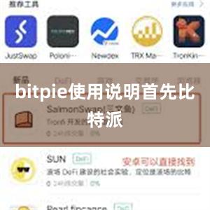 bitpie使用说明首先比特派