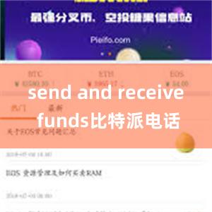 send and receive funds比特派电话